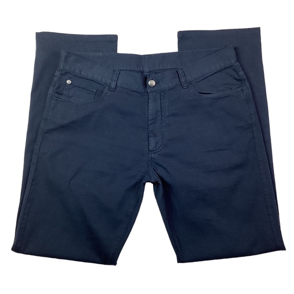 Canali Italian Regular Fit 5-Pocket Straight Leg Pants - Picture 3 of 10